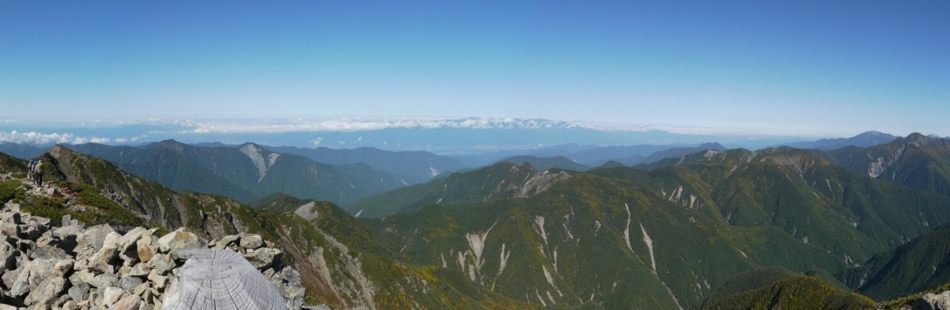 荒川中岳にて