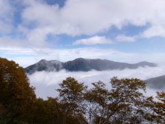更に高度を上げて見る鳳凰三山 更に高度を上げて見る鳳凰三山