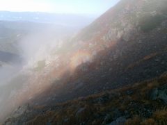 ブロッケン現るもガスとともに消滅