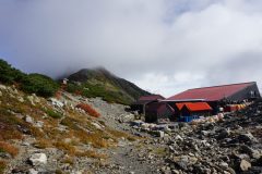 北岳山荘に到着