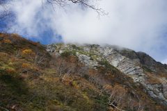 ガスが消え始めたバットレス